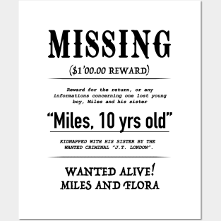 MISSING Miles Posters and Art